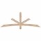 Ekena Millwork Alberta Smooth Timber Gable Bracket, Douglas Fir, 72"W x 27"H x 1 1/2"D x 3 1/2"F, 9/12 Pitch GBW072X27X0204ALB00SDF - alternate 1